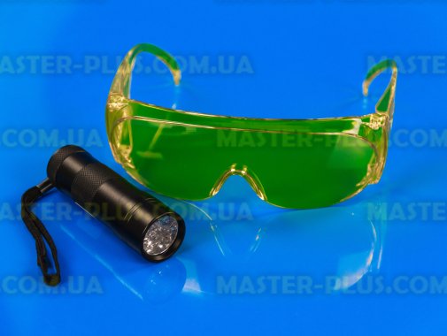 Ліхтар з ультрафіолетовим світлом і окулярами для захисту очей DRAA (Італія)