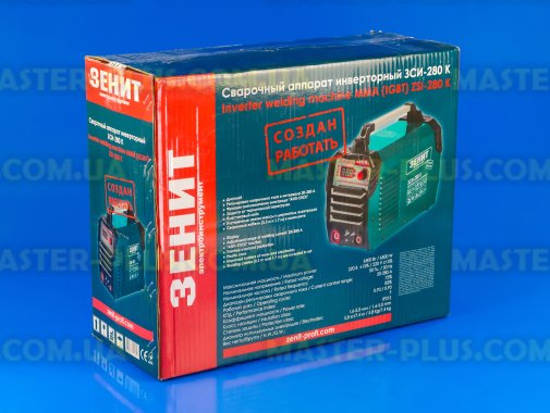 Сварочный инвертор 20-280А ЗЕНИТ ЗСИ-280 K