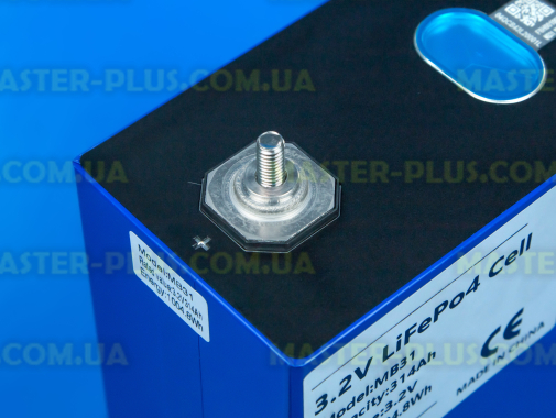 LiFePO4 акумуляторні комірки Eve MB31 314Ah 3,2 В, 8000 циклів (клас A)