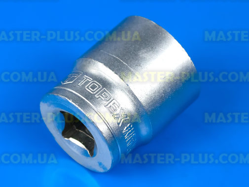 Головка торцевая 6-гранная 1/2" 27мм TOPEX 38D727