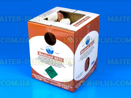 Фреон R407с (балон 2.8кг) Bestcool для холодильника