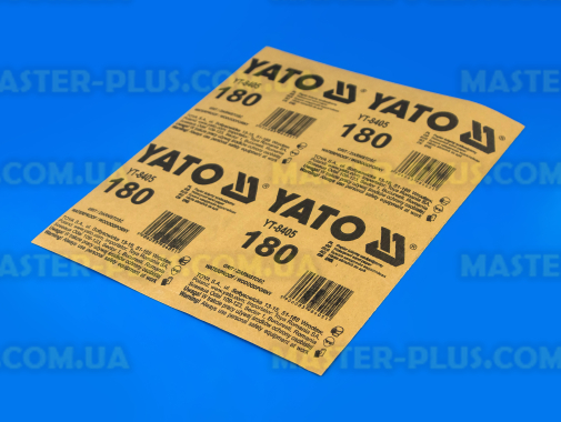Наждачная бумага P180 230x280мм водостойкая Yato YT-8405