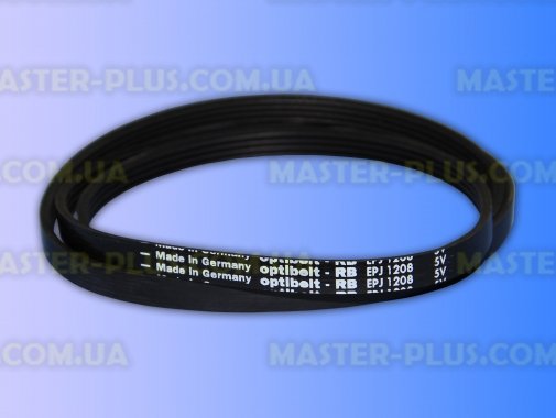 Ремінь 1208 J4 EL «Optibelt» чорний для пральної машини