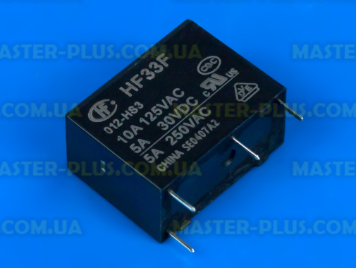 Реле HF33F 012-HS3 (12V 5A 250VDC)