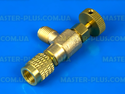 Кран заправочный R22, R404A, R407c 1/4&quot; - 1/4&quot; для кондиционера