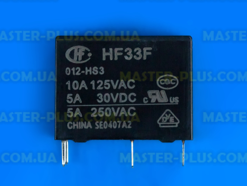 Реле HF33F 012-HS3 (12V 5A 250VDC)