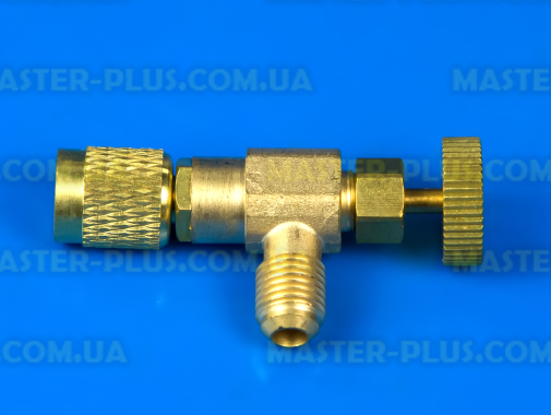 Кран заправочный R22, R404A, R407c 1/4&quot; - 1/4&quot; для кондиционера