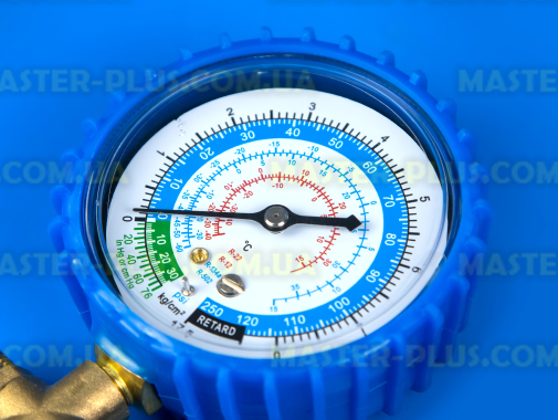 Манометр СТ-466GF (R22, R12, R502, R134a) с вентилем