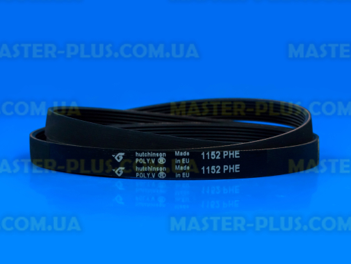 Ремінь 1152 H7 EL «Hutchinson» чорний для пральної машини
