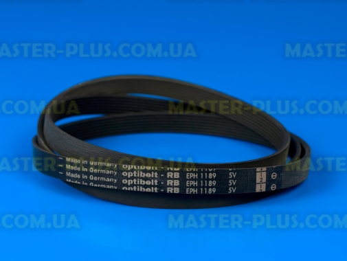 Ремень 1189 H7 EL «Optibelt» черный для стиральной машины