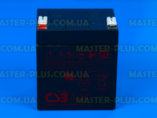 Акумуляторна батарея CSB GP1245, 12V 4.5Ah Q10