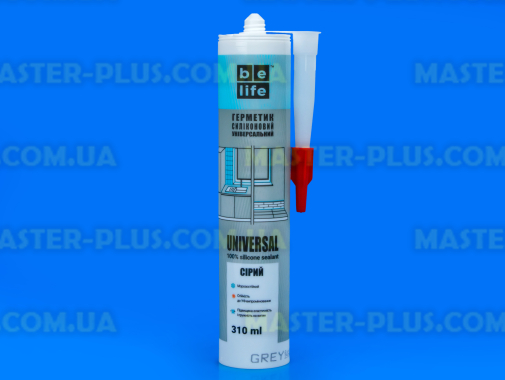 Силіконовий герметик belife Сірий 310ml