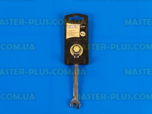 Ключ трещоточный 8мм длина 135мм TOPEX 35D740