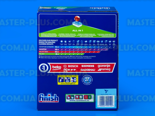 Таблетки для посудомийних машин Finish Powerball All in 1 Lemon, 63 шт
