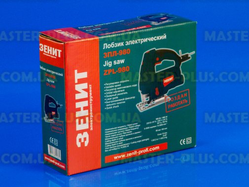 Електролобзик 980Вт ЗЕНІТ ЗПЛ-980