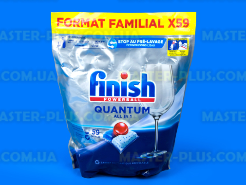 Таблетки для посудомийних машин Finish Quantum, 59 шт