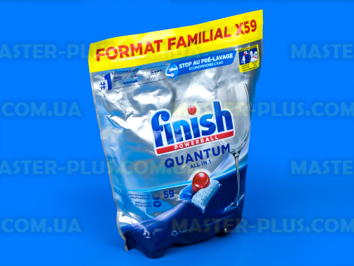 Таблетки для посудомийних машин Finish Quantum, 59 шт