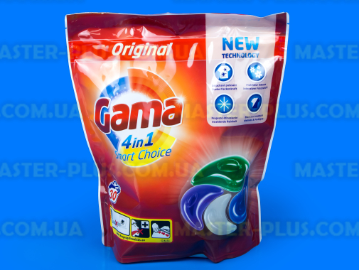Капсули для прання Gama 4в1 Original 30шт