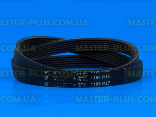 Ремінь 1196 J6 EL «Hutchinson» чорний для пральної машини
