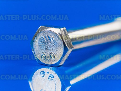 Болт М8*75 з повним різьбленням (оцинкований) DIN 931