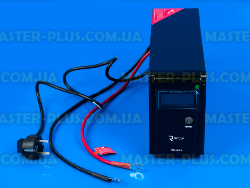 ДБЖ з правильною синусоїдою Ritar RTSW-600ND12 LCD, 360W 12V, під зовнішню АКБ
