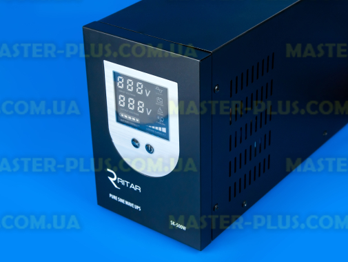 ДБЖ з правильною синусоїдою Ritar SK-800VA LCD, 500W 12V, під зовнішню АКБ