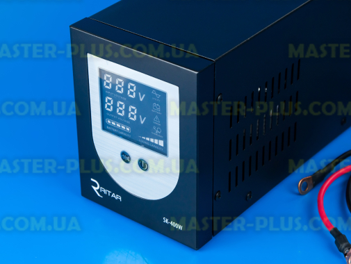 ДБЖ з правильною синусоїдою Ritar SK-600VA LCD, 400W 12V, під зовнішню АКБ
