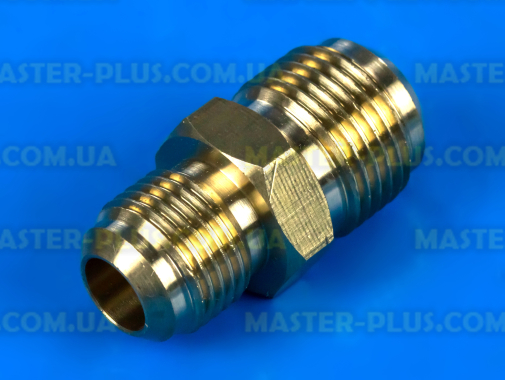 Муфта латунная 3/8&quot; - 1/2&quot; нар. резьба для кондиционера