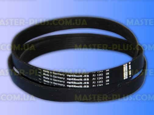 Ремінь 1245 J6 «Optibelt» чорний для пральної машини