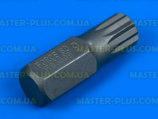 Біта spline M9 під адаптер 10 мм Force 1783009
