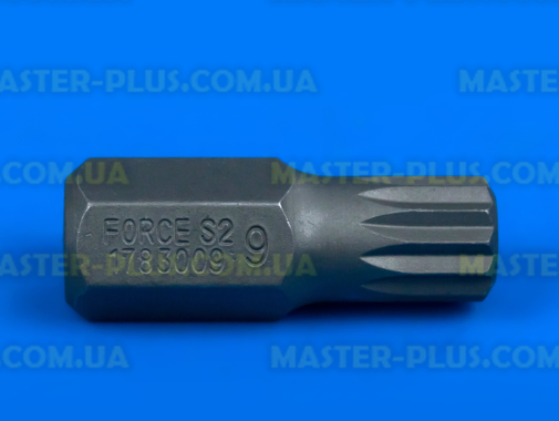 Біта spline M9 під адаптер 10 мм Force 1783009