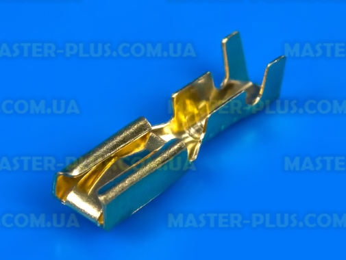 Клема плоска, гніздо 2.8 mm, під кабель, без ізоляції