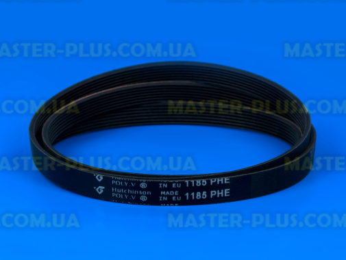 Ремінь 1185 H7 EL «Hutchinson» чорний для пральної машини