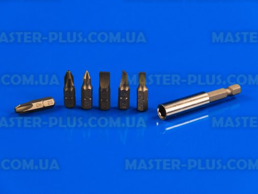 Набор бит c адаптером в  пластиковом кейсе, 7шт Sigma 4013101