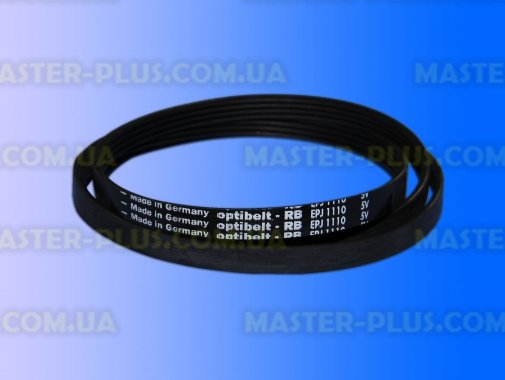 Ремінь 1110 J4 EL «Optibelt» чорний для пральної машини
