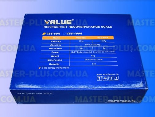 Электронные весы для фреона (до 50кг) VALUE VES 50A