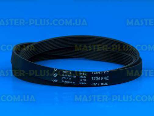 Ремінь 1204 H8 EL «Hutchinson» чорний для пральної машини