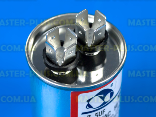Конденсатор CBB65 7,5 Mf 440V в металлическом корпусе для кондиционера
