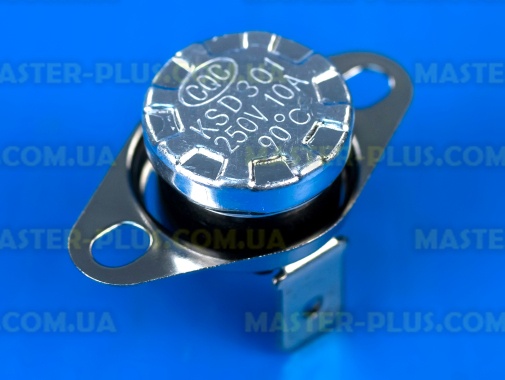 Термостат KSD301 90°C 250В 10А (клеммы перпендикулярно пластине крепления)