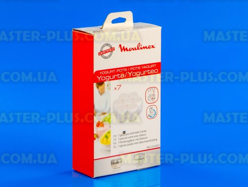 Набір баночок для йогуртниці Moulinex A14A03 для мультиварки