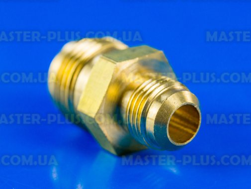Муфта латунная 3/8&quot; - 5/8&quot; нар. резьба для кондиционера