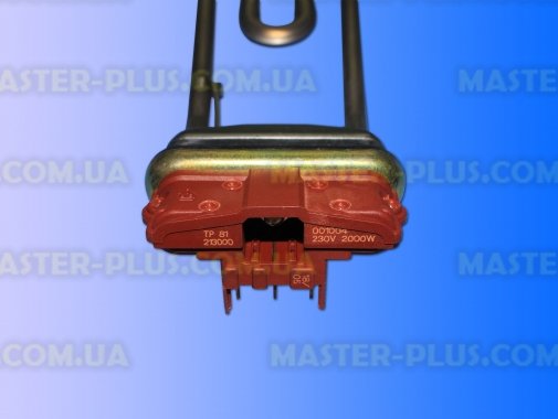 ТЭН 2000W 230мм гнутый с защитой Cebi для стиральной машины