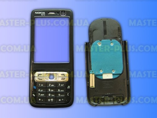 Корпус для телефона Nokia N73 Black для мобильного телефона