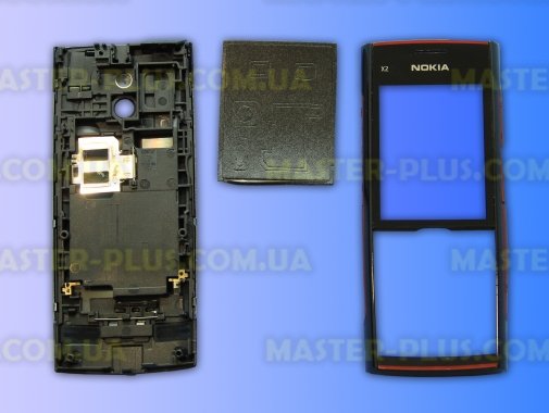 Корпус для телефона Nokia X2-00 Black для мобильного телефона