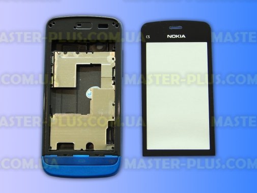 Корпус для телефону Nokia C5-03 Black для мобільного телефона