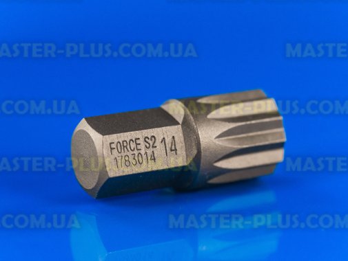 Бита spline M14 под адаптер 10 мм Force 1783014