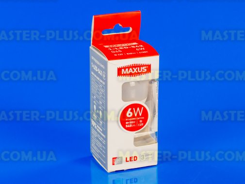 Светодиодная лампа MAXUS G45 6W E27