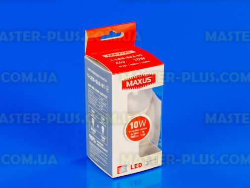 Светодиодная лампа MAXUS A60 10W E27