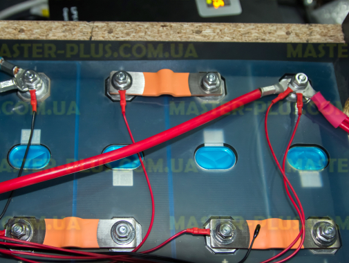 Гнучка мідна шина (busbar, перемичка) 90×20×3 мм для LiFePO4 акумуляторів 280–314 А·год, отвір М6