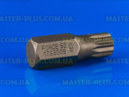 Біта spline M9 під адаптер 10 мм Force 1783009